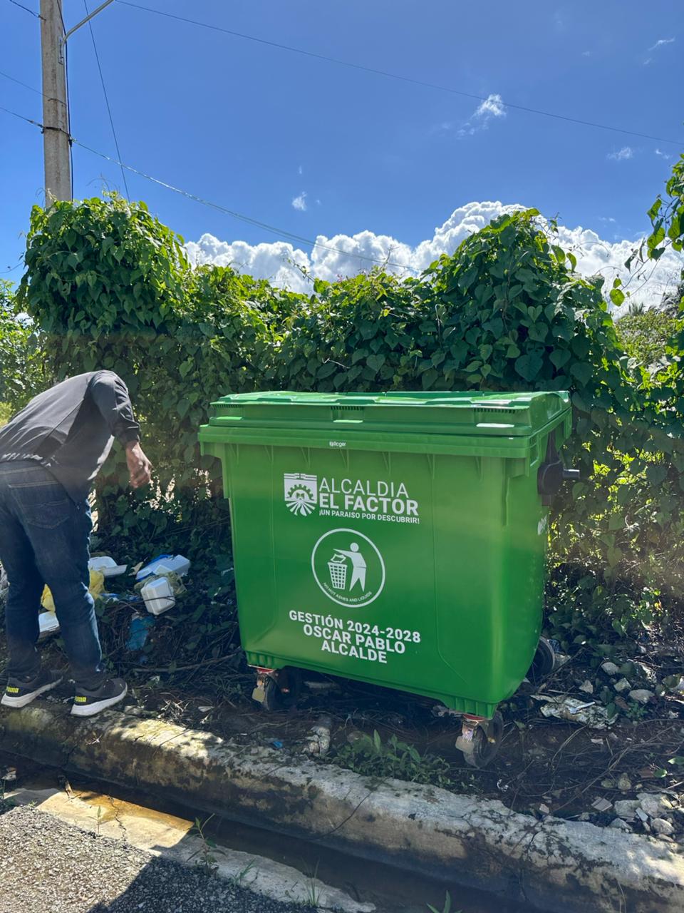 Alcaldía de El Factor refuerza acciones para mejorar el manejo de desechos sólidos